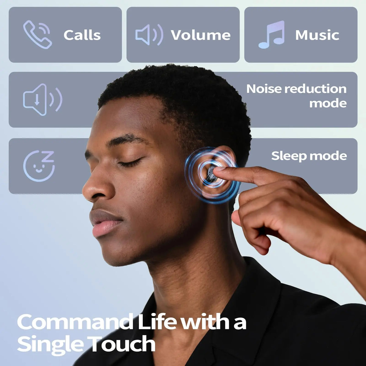 Kuizil Sleep Earbuds With Active Noise Cancellation Bluetooth
