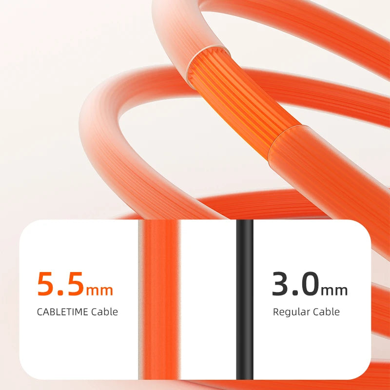 CABLETIME High Speed 240W Fast Charging USB C Cable