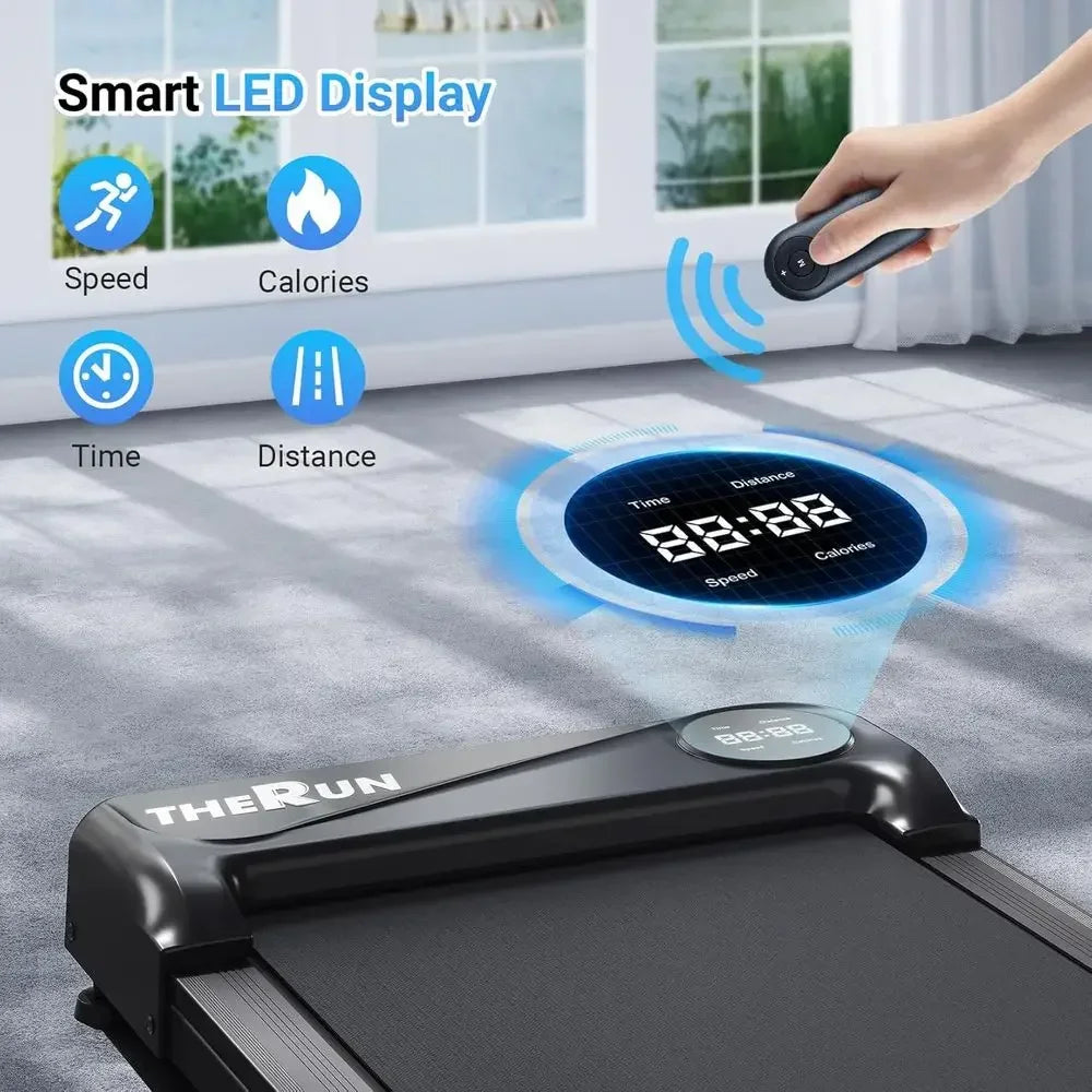 Under Desk Walking Pad With Adjustable Slope And Remote Control