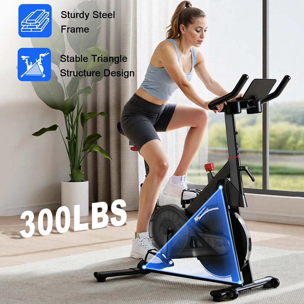 Superun 32 Levels Magnetic Resistance Stationary Exercise Bike