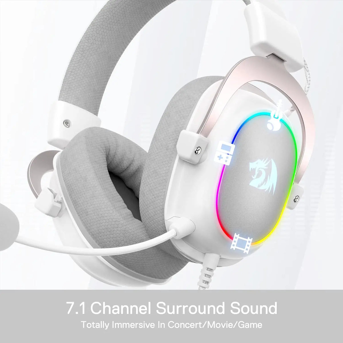 Redragon Zeus-X RGB Wired Gaming Headset With 7.1 Surround Sound