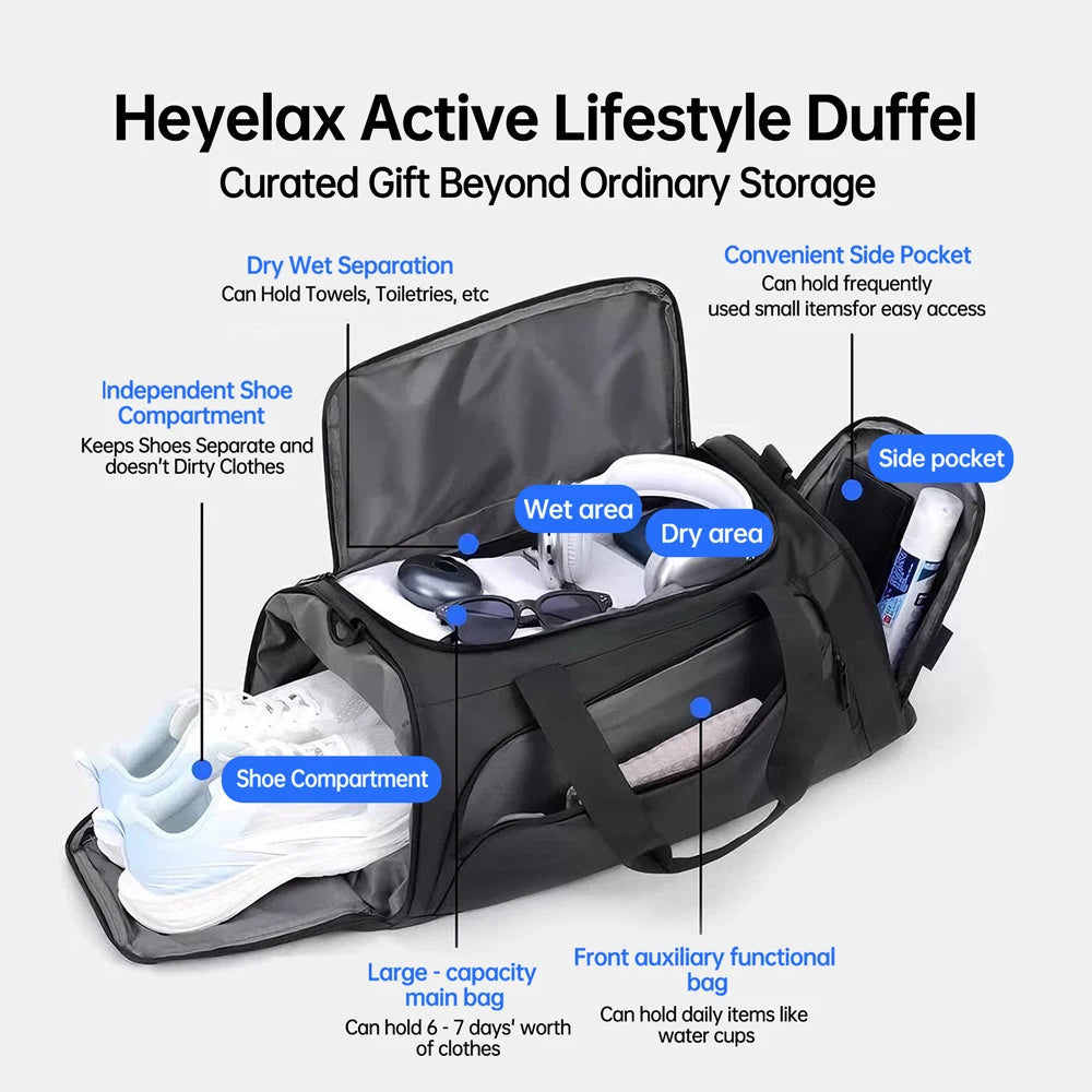 Heyelax Leg Compression Massager For Pain Relief And Muscle Recovery