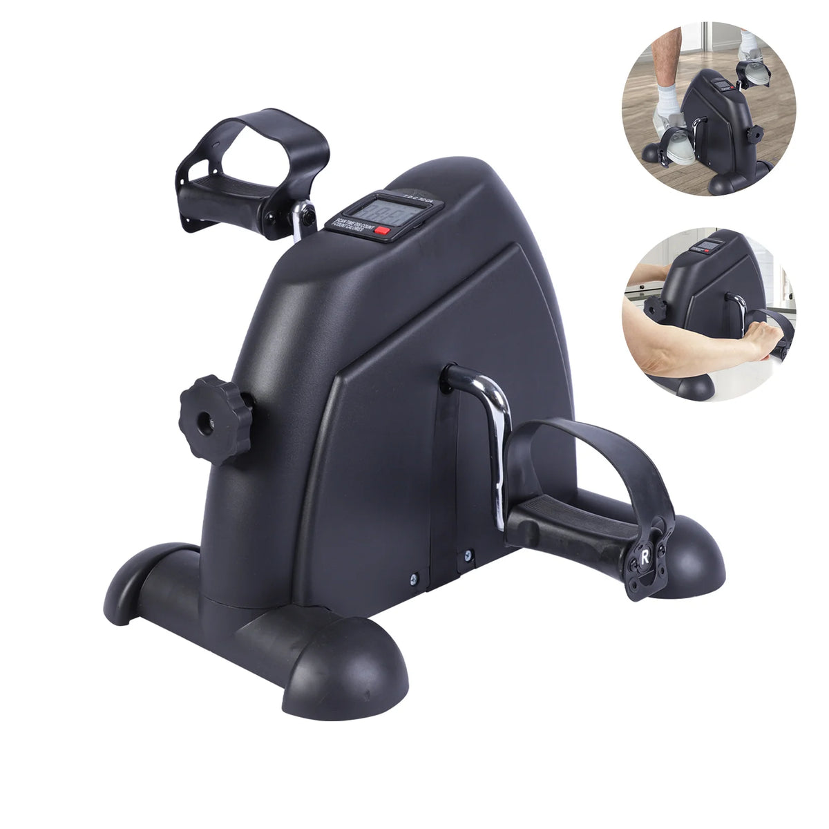 Mini Under Desk Pedal Exerciser Bike Digital Display