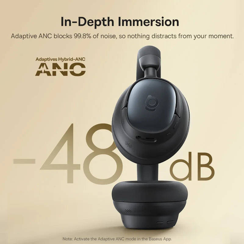Baseus Bowie MH1 Wireless ANC Headphones With LDAC Support