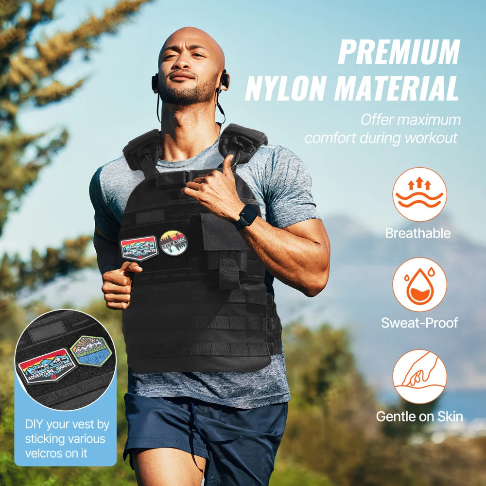 Adjustable Weighted Vest For Strength Training And Running