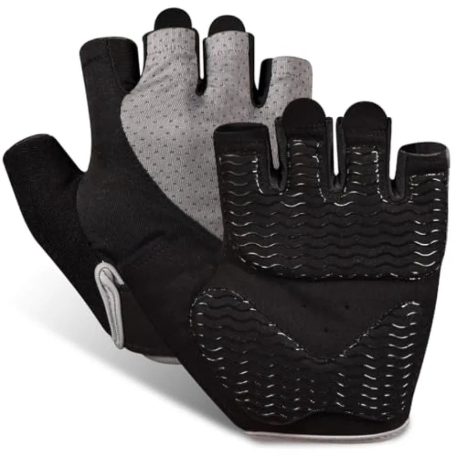 Breathable Fingerless Weight Lifting Gloves With Silicone Grip