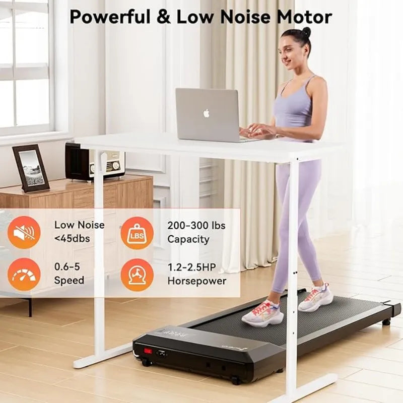 Superun 2 In 1 Walking Treadmill With App Remote Control